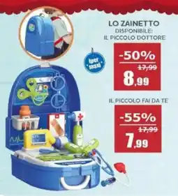 Happy Casa Lo zainetto il piccolo dottore offerta