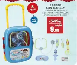 Happy Casa Doctor con trolley luminoso e musicale a batterie offerta