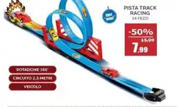 Happy Casa Pista track racing 14 pezzi offerta