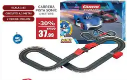 Happy Casa Carrera pista sonic a batterie offerta