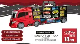 Happy Casa Transporter truck 17 pezzi offerta