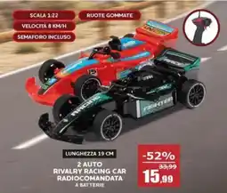 Happy Casa 2 auto rivalry racing car radiocomandata a batterie offerta