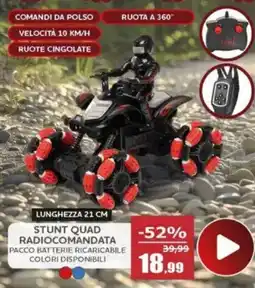 Happy Casa Stunt quad radiocomandata offerta