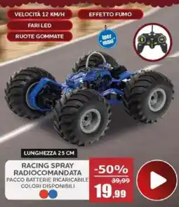 Happy Casa Racing spray radiocomandata offerta