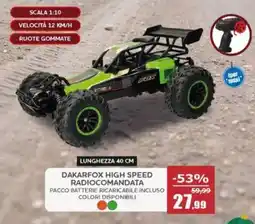 Happy Casa Dakarfox high speed radiocomandata offerta