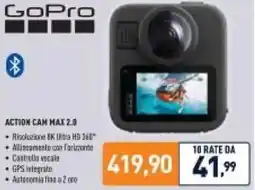 Unieuro GoPro Action Cam MAX 2.0 offerta