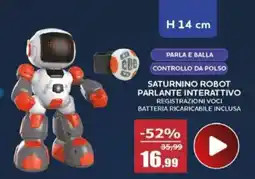 Happy Casa Saturnino robot parlante interattivo offerta