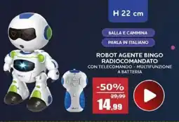 Happy Casa Robot agente bingo radiocomandato offerta