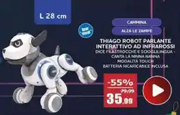 Happy Casa Thiago robot parlante interattivo ad infrarossi offerta