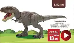 Happy Casa Dinosauro L 52 cm offerta