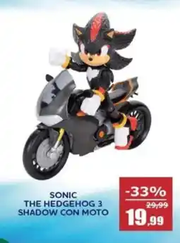 Happy Casa Sonic the hedgehog 3 shadow con moto offerta