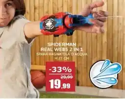 Happy Casa Spiderman real webs 2 in 1 offerta