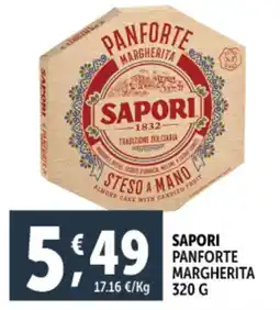 Deco Supermercati Sapori panforte margherita offerta