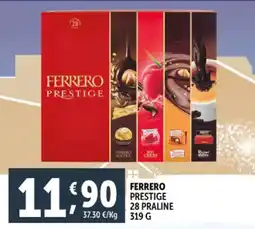 Deco Supermercati Ferrero prestige 28 praline offerta