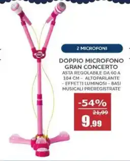 Happy Casa Doppio microfono gran concerto offerta