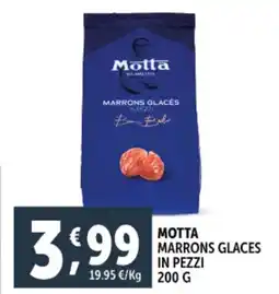 Deco Supermercati Motta marrons glaces in pezzi offerta
