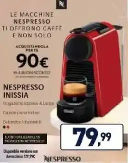 Unieuro Le macchine nespresso ti offrono caffe e non solo offerta