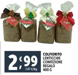 Deco Supermercati Colfiorito lenticchie confezione regalo offerta