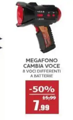 Happy Casa Megafono cambia voce offerta