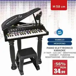 Happy Casa Piano elettronico karaoke offerta