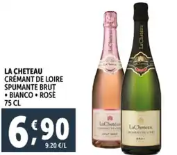 Deco Supermercati La cheteau crémant de loire spumante brut, bianco, rose offerta