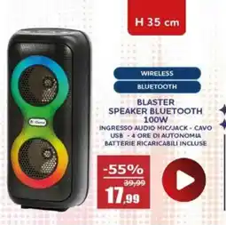 Happy Casa Blaster speaker bluetooth 100W offerta