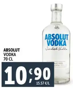 Deco Supermercati Absolut vodka offerta