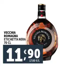 Deco Supermercati Vecchia romagna etichetta nera offerta