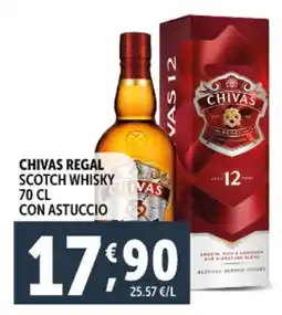 Deco Supermercati Chivas regal scotch whisky con astuccio offerta