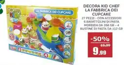Happy Casa Decora kid chef la fabbrica dei cupcake offerta