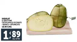 Deco Supermercati Iaquilat il grottone caciocavallo occhiato bianco, affumicato offerta