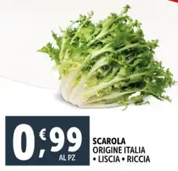 Deco Supermercati Scarola origine italia liscia, riccia offerta