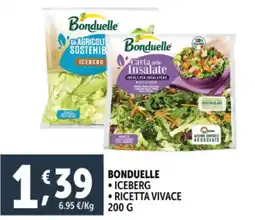Deco Supermercati Bonduelle iceberg, ricetta vivace offerta