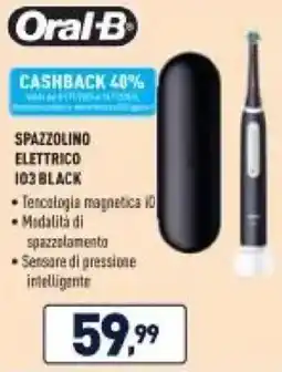 Unieuro Oral-B SPAZZOLINO ELETTRICO IO3 BLACK offerta
