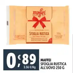 Deco Supermercati Maffei sfoglia rustica all'uovo offerta