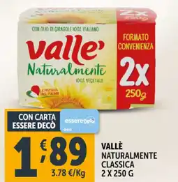 Deco Supermercati Vallè naturalmente classica offerta