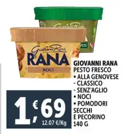 Deco Supermercati Giovanni rana pesto fresco offerta
