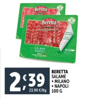 Deco Supermercati Beretta salame milano, napoli offerta