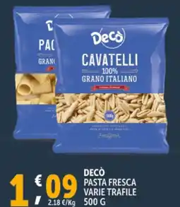 Deco Supermercati Decò pasta fresca offerta