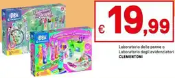 Iper La Grande Laboratorio delle penne o Laboratorio degli evidenziatori CLEMENTONI offerta