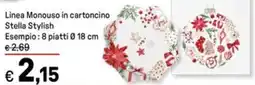 Iper La Grande Linea Monouso in cartoncino Stella Stylish offerta