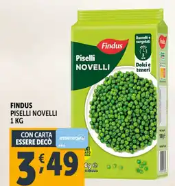Deco Supermercati Findus piselli novelli offerta