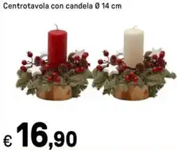 Iper La Grande Centrotavola con candela offerta