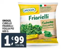 Deco Supermercati Orogel cubello friarielli foglia più offerta
