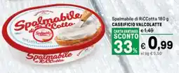 Iper La Grande Spalmabile di RiCCotta CASEIFICIO VALCOLATTE offerta