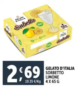 Deco Supermercati Gelato d'italia sorbetto limone offerta