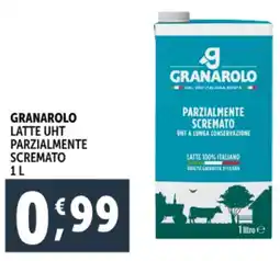 Deco Supermercati Granarolo latte uht parzialmente scremato offerta