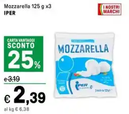 Iper La Grande Mozzarella IPER offerta