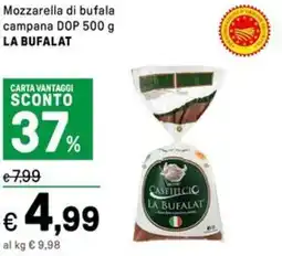 Iper La Grande Mozzarella di bufala campana DOP LA BUFALAT offerta