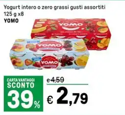 Iper La Grande Yogurt intero o zero grassi YOMO offerta